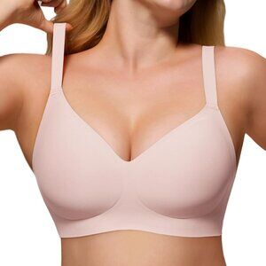 As Fairy No Underwire Seamless Wireless Full Coverage Comfort Bralette **36DDD**
